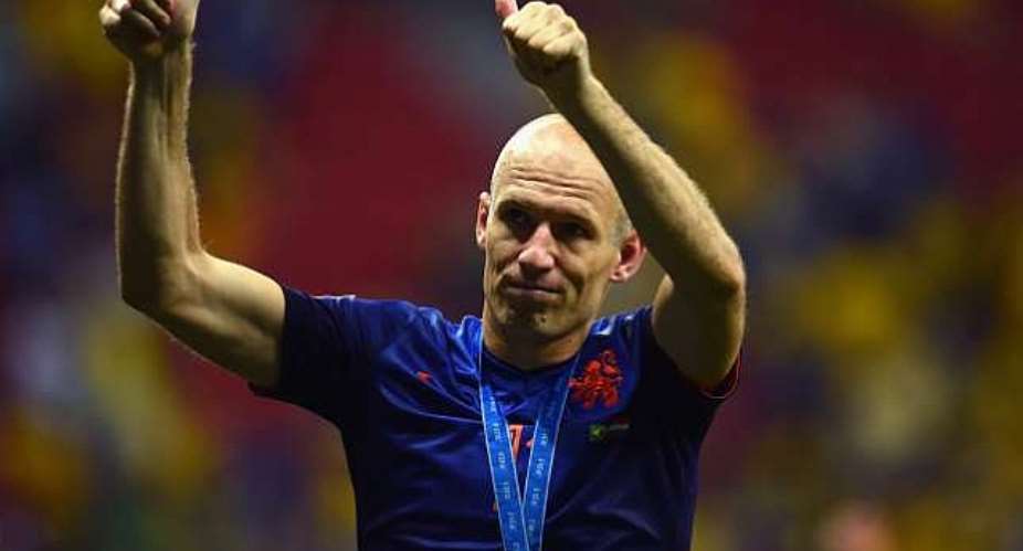 Place of heart: Mixed emotions for Arjen Robben after Netherlands FIFA World Cup win over Brazil