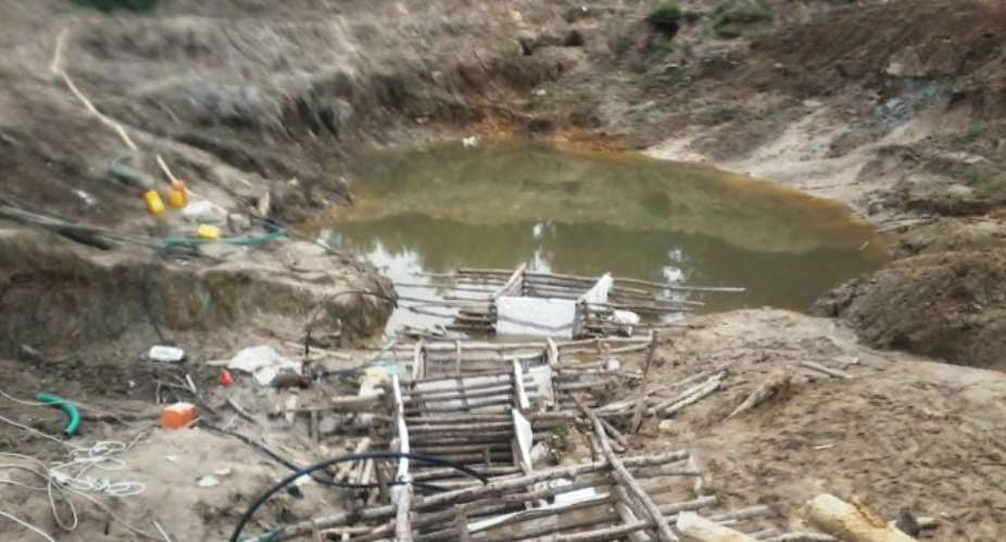 Illegal miners extend activities to residential facilities at Odumasi