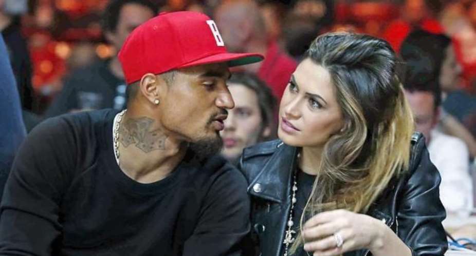 Kevin Boateng and Melissa Satta
