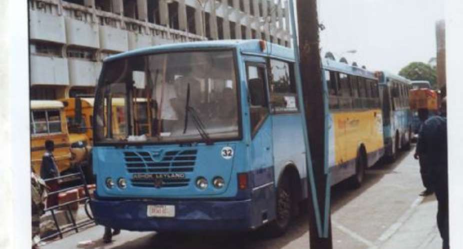 Some of the newly introduced buses to ease transportation problems in Lagos State