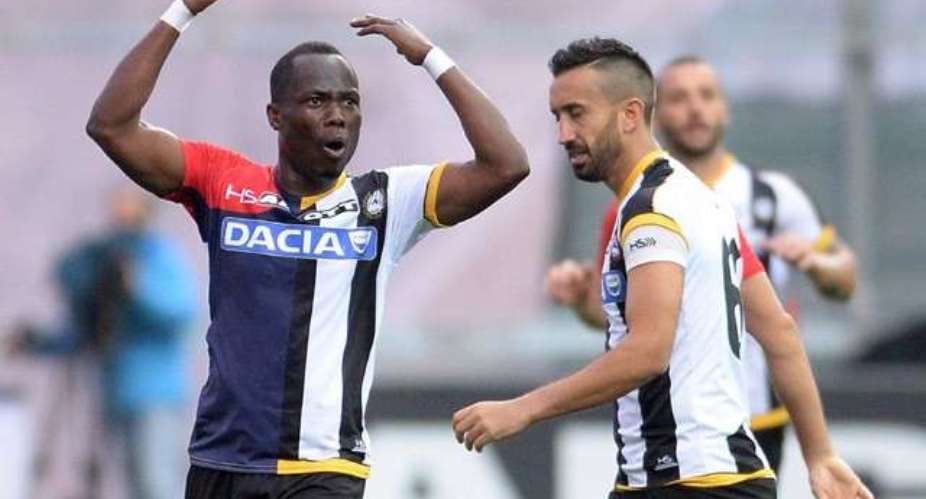 No comeback: Agyemang-Badu scores in AC Milans triumph over Udinese