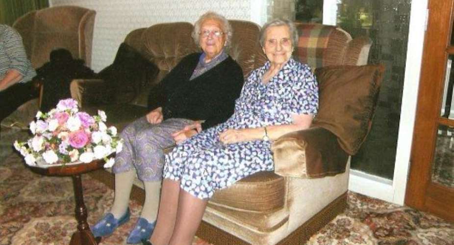 Sisters named oldest living twins