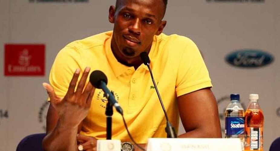 Usain Bolt happy to be involved at the Commonwealth Games.
