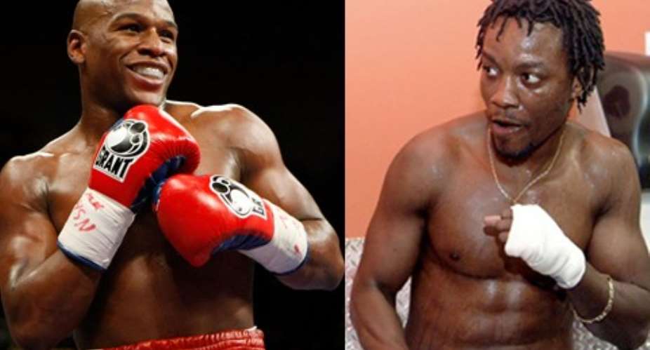 Floyd Mayweather Jnr and Ray Narh