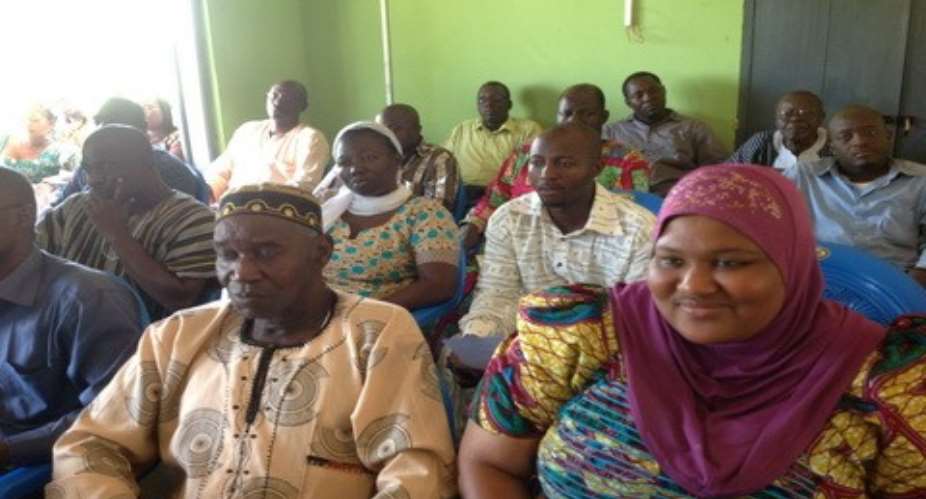 A cross section of the Assembly members