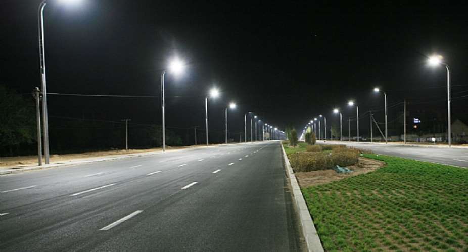 Prestea MCE Distributes Street Lights To Communities