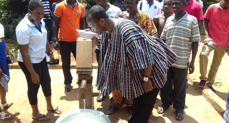 ER: Residents Of Djerkiti Now Have Portable Water....CHPS Compound To  Be Constructed In the Village