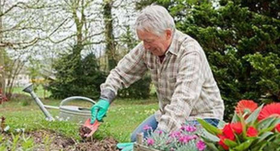Gardening counts as moderate exercise
