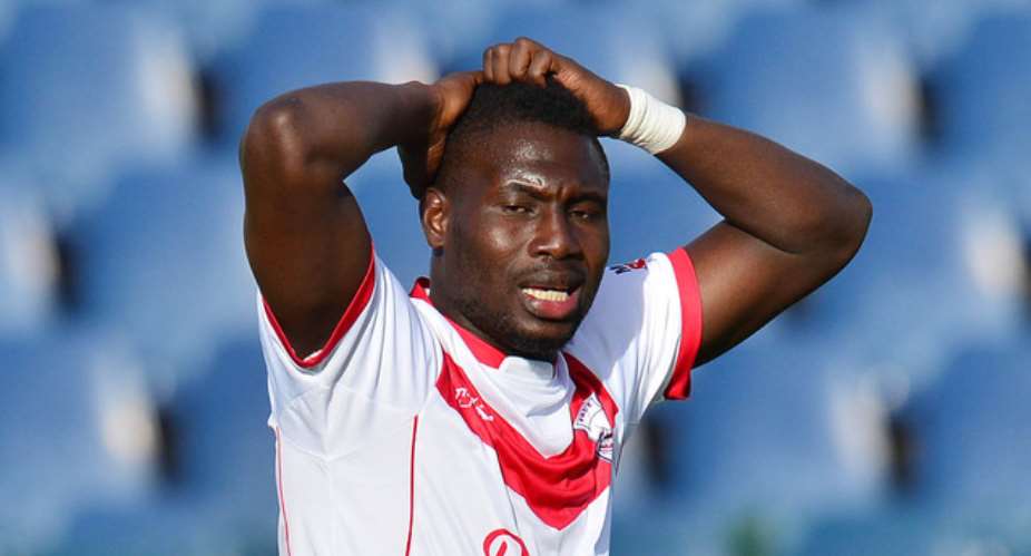 Basit Adam of Free State Stars reacts in disappointment after missed chance during the 201314 Absa Premiership football match between Moroka Swallows and Free State Stars at Dobsonville Stadium, Soweto on 10 May 2014 Gavin BarkerBackpagePix