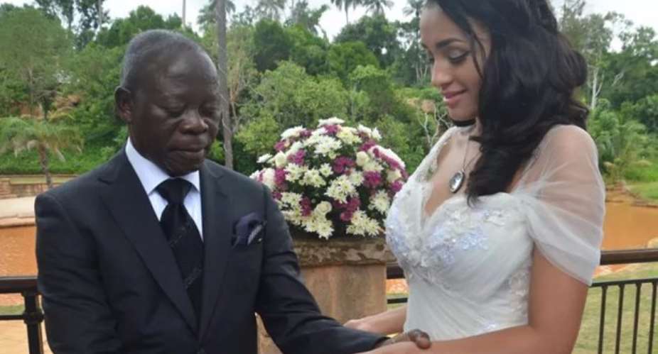 Edo Governor, Adams Oshiomhole, marries Cape Verdean model, Iara Fortes