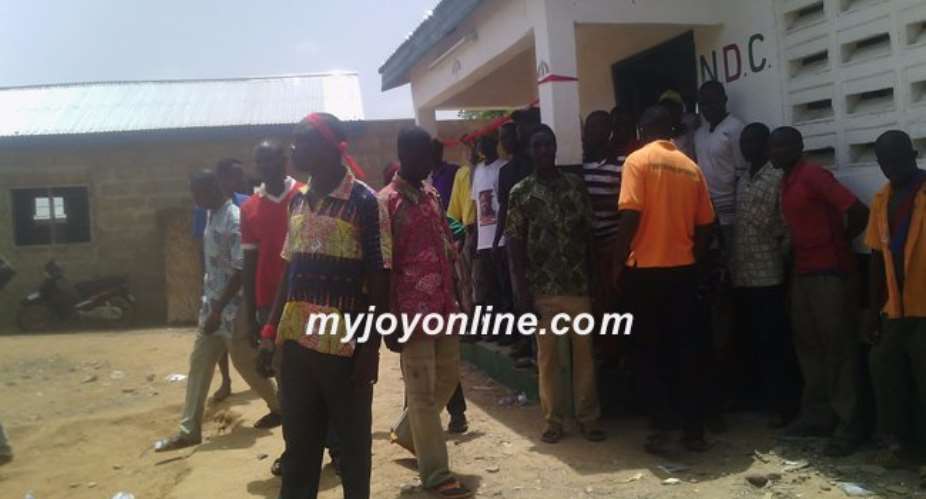 Irate NDC youth threaten to burn party properties in two weeks