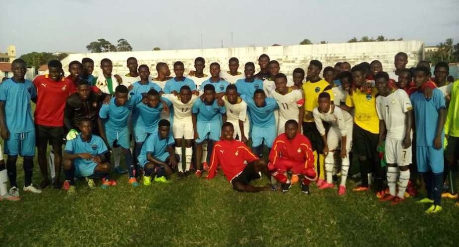 Division Two side Cape Coast Strikers host Black Starlets; lose 4-1 in friendly