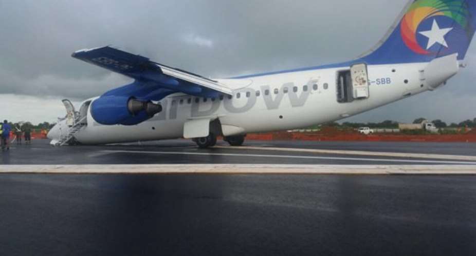Starbow crash lands in Tamale