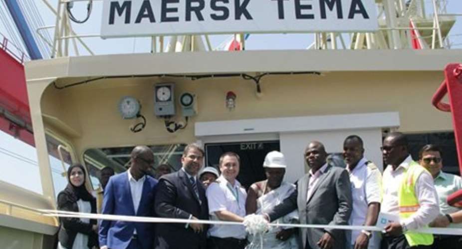 Tema Port gets biggest vessel from Maersk Line