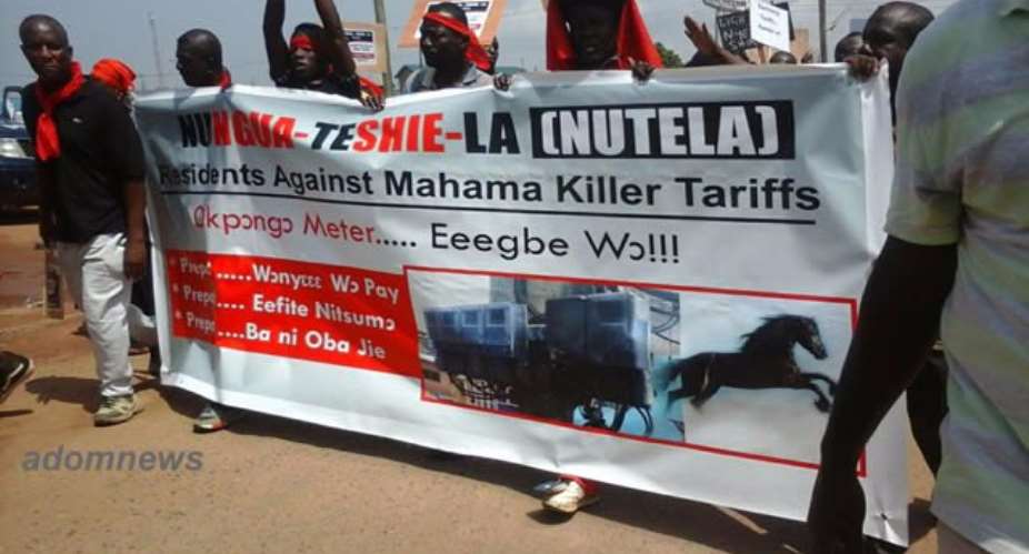 La, Teshie-Nungua residents hit streets over 'killer' tariffs