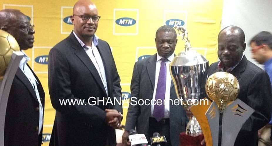 PHOTOS: Asante Kotoko present treble to sponsors MTN