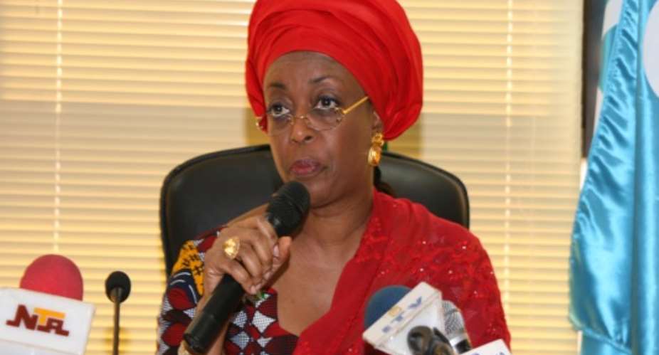 PHOTO: NIGERIA039;S PETROLEUM MINISTER, MRS DIEZANI ALLISON-MADUEKE.