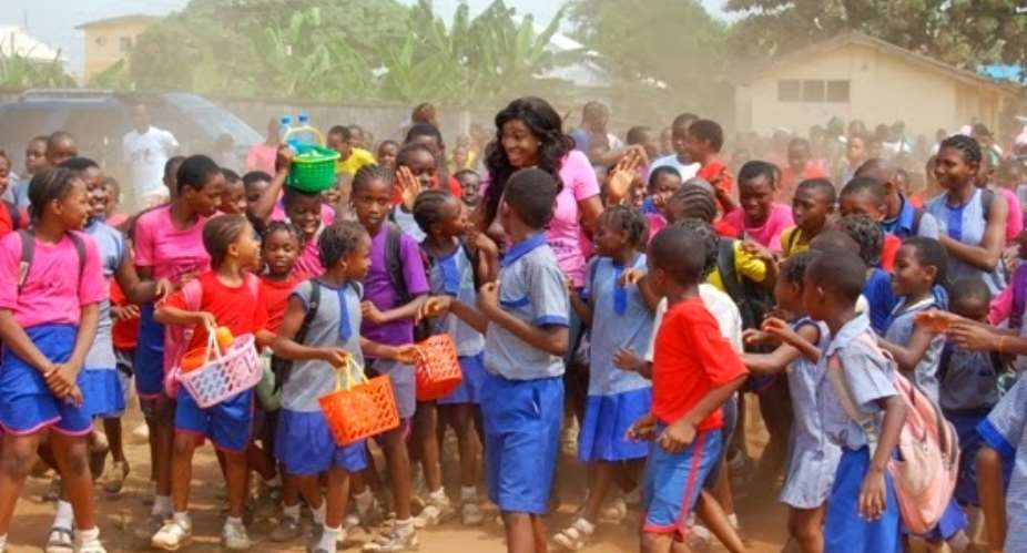 Chika Ike Awards 5 Students With Scholarshi8203;p In Asaba On Her Birthday