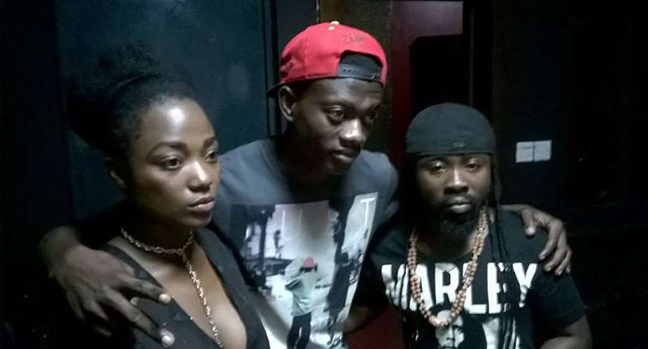 Obrafour Spotted Recording With Efya  Bisa KDei