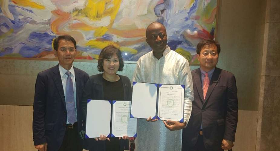 International Brands, Ghana Signs An MOU With Gangneung Yeongdong University