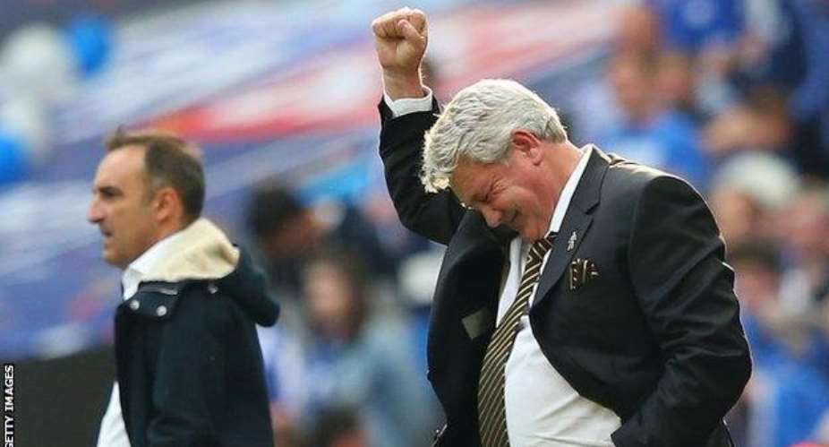 Steve Bruce leads Hull City promotion into EPL a year after relegation