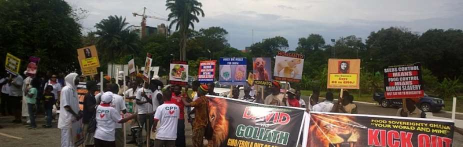 Hundreds March Against Monsanto in ACCRA and GOASO