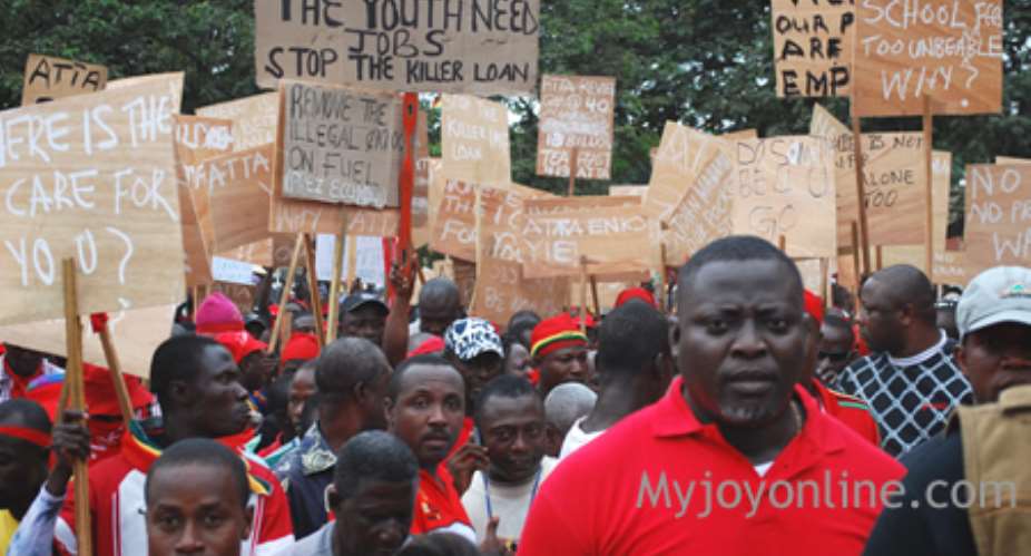 Flashback: AFAG demonstrating against the government in August 2009