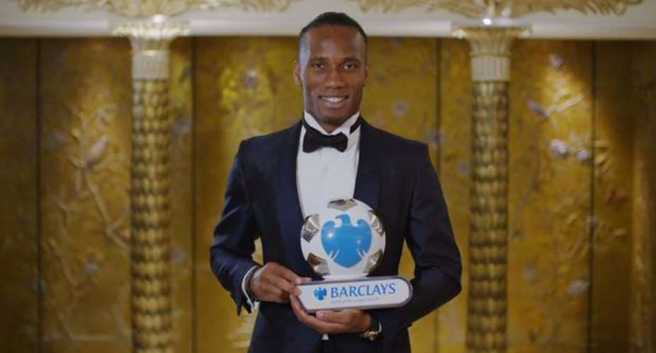 Drogba gets 'Spirit of the Game Award' after donating all commercial earnings to charity