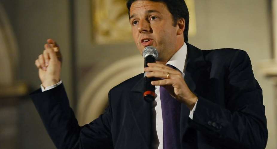 Italian Prime minister Matteo Renzi