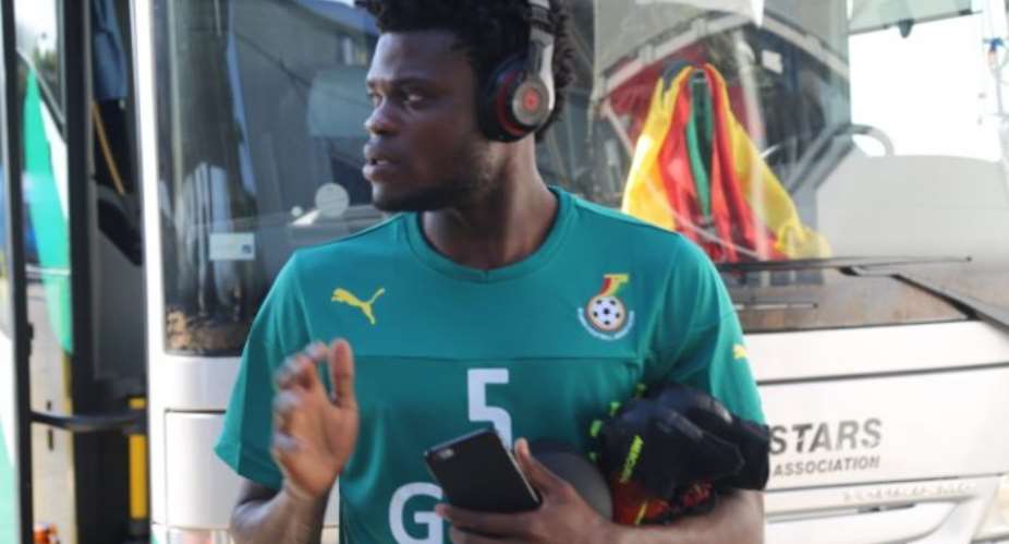 Atletico Madrid star Thomas Partey trains with the Black Stars for the first time