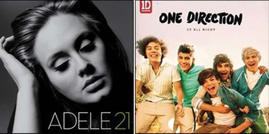 Adele and One Direction have both scored number one albums this year