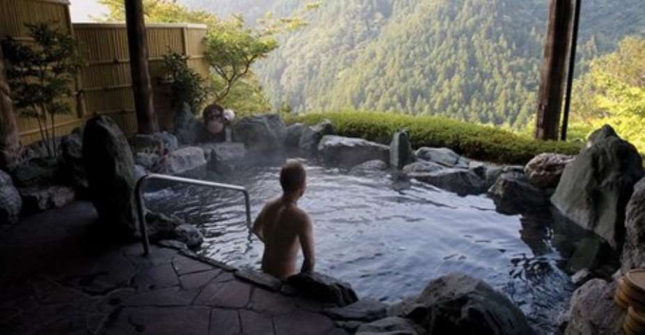 Japanese onsen are natural hot springs, born from the countrys plentiful volcanic activity. (Antony Giblin/LPI/Getty)