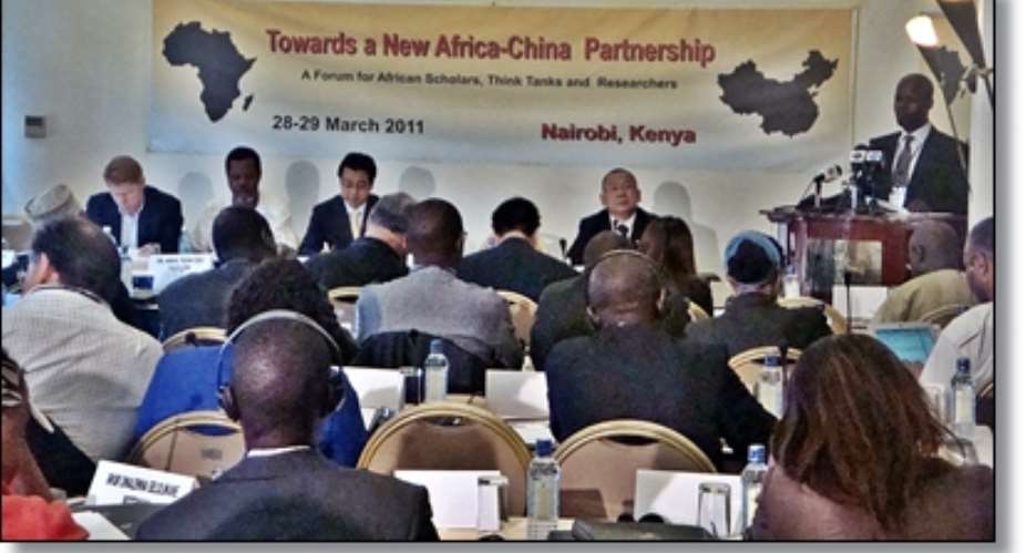 James Shikwati addresses Africa-China conference delegates