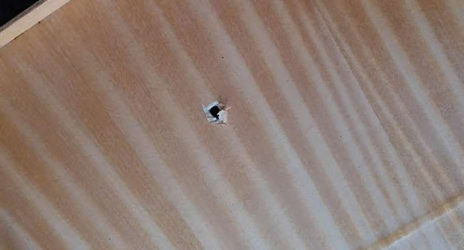 Boy escapes death after stray bullet narrowly misses him
