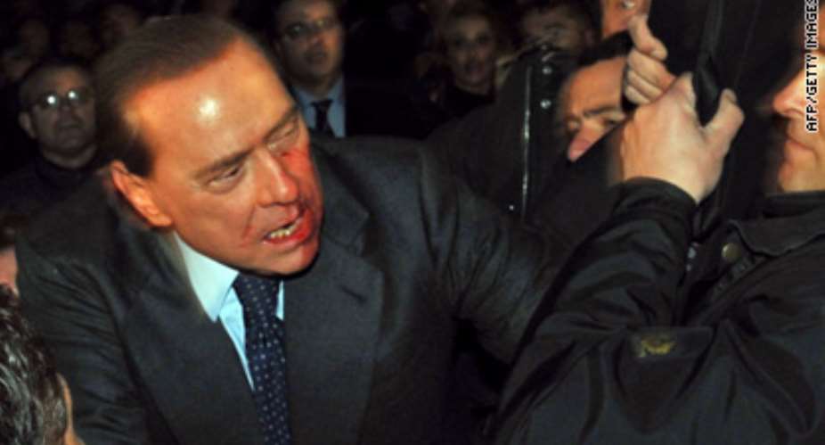 The prime minister was assaulted after a rally