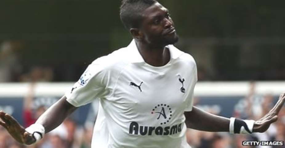 Tottenham's Emmanuel Adebayor and mental health