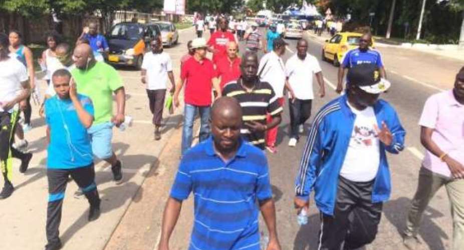 Foreign Affairs Ministry undertakes AU health walk
