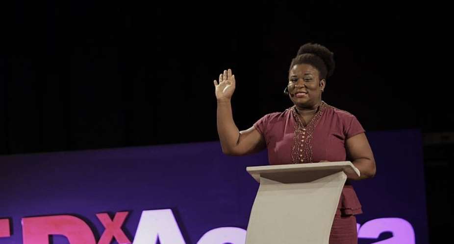 Ghana gets representation at TEDWomen Conference 2015, as Yawa Hansen-Quao lifts the nations flag high