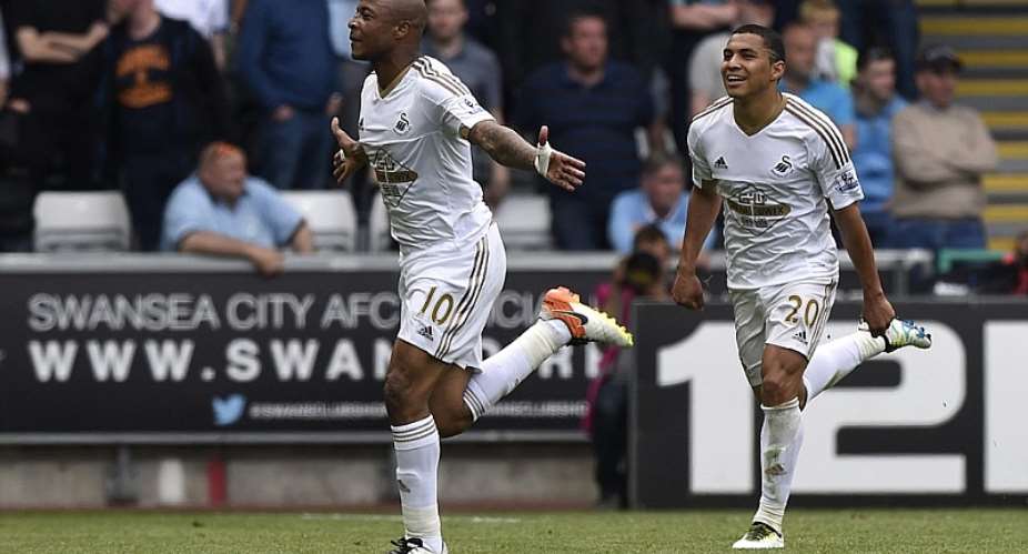 Performance of Ghanaian Players Abroad: Imperious Ayew stuns City, Atsu, Banahene  SEVEN others score - Gyan suffers INJURY plus Cofie relegated and more