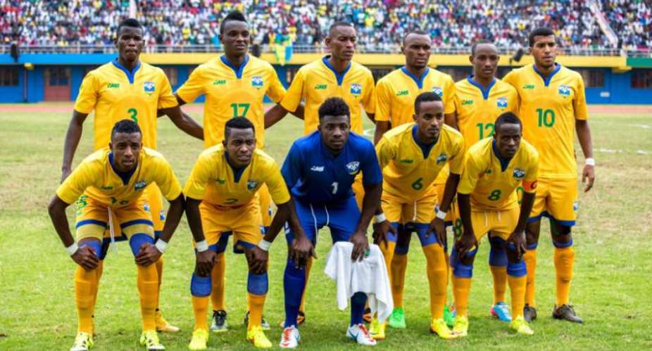 Rwanda players who started against Ghana.Timothy Kisambira