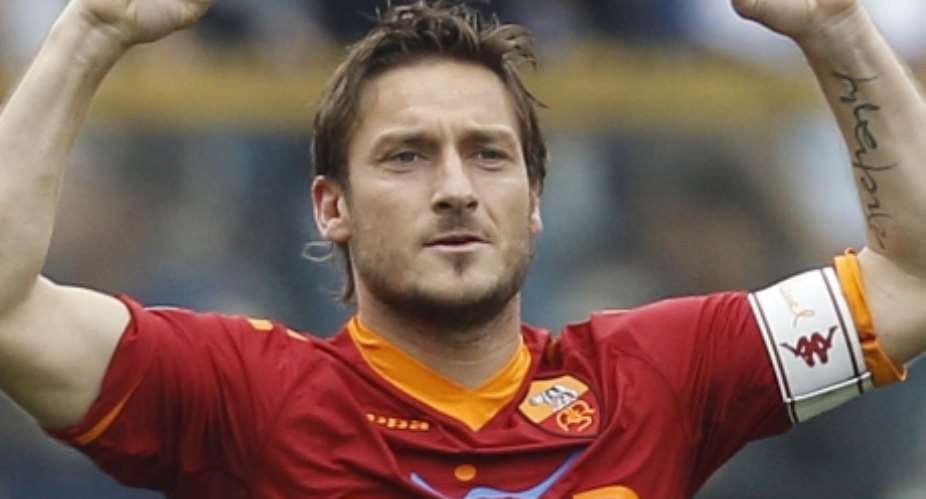 Roma to retire Totti's No 10 shirt in honour of club legend