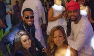 Singer, D'banj Spotted Looking Cheerful with Wife