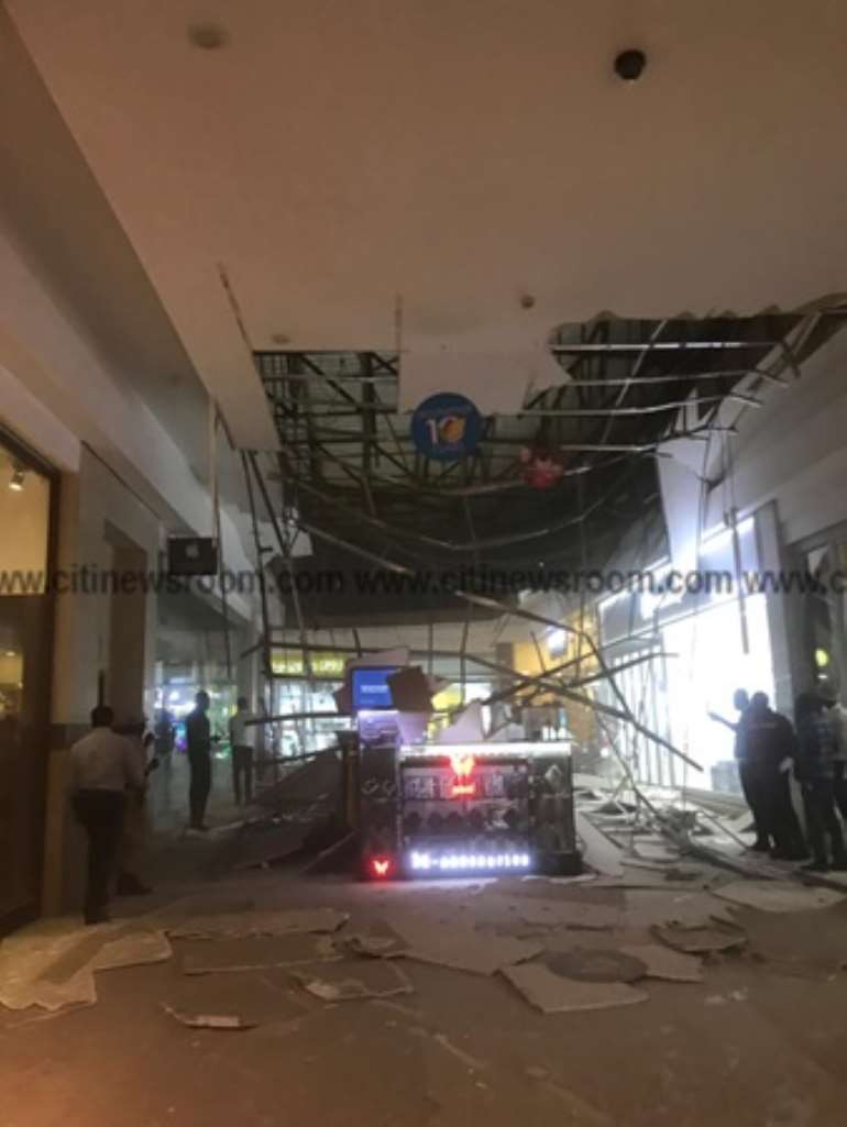 Three Casualties Were Recorded in Accra Mall Ceiling Collapse