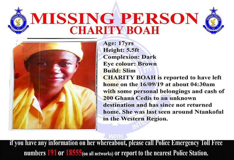 Takoradi: Family Of Missing Girl Want Help