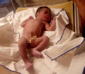A day-old baby-girl dumped in bush