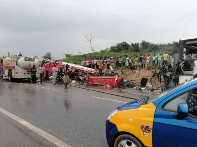 34 Dead, More Injured In Cape Coast-Takoradi Highway Car Crash