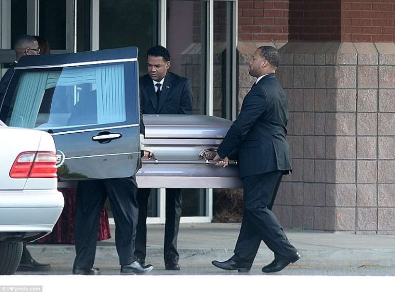 Mourners gather for Bobbi Kristina Brown's funeral
