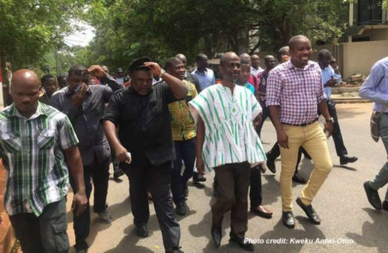 Ghanaians Protest in Accra Against Military Agreement With US