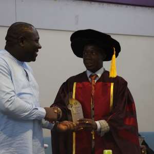Hon. George Andah awarded for outstanding service by the United Clergy International Association