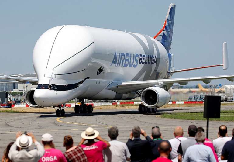 Bizarre Airbus Belugaxl 'Flying Whale' Plane Takes To The Sky In Maiden ...